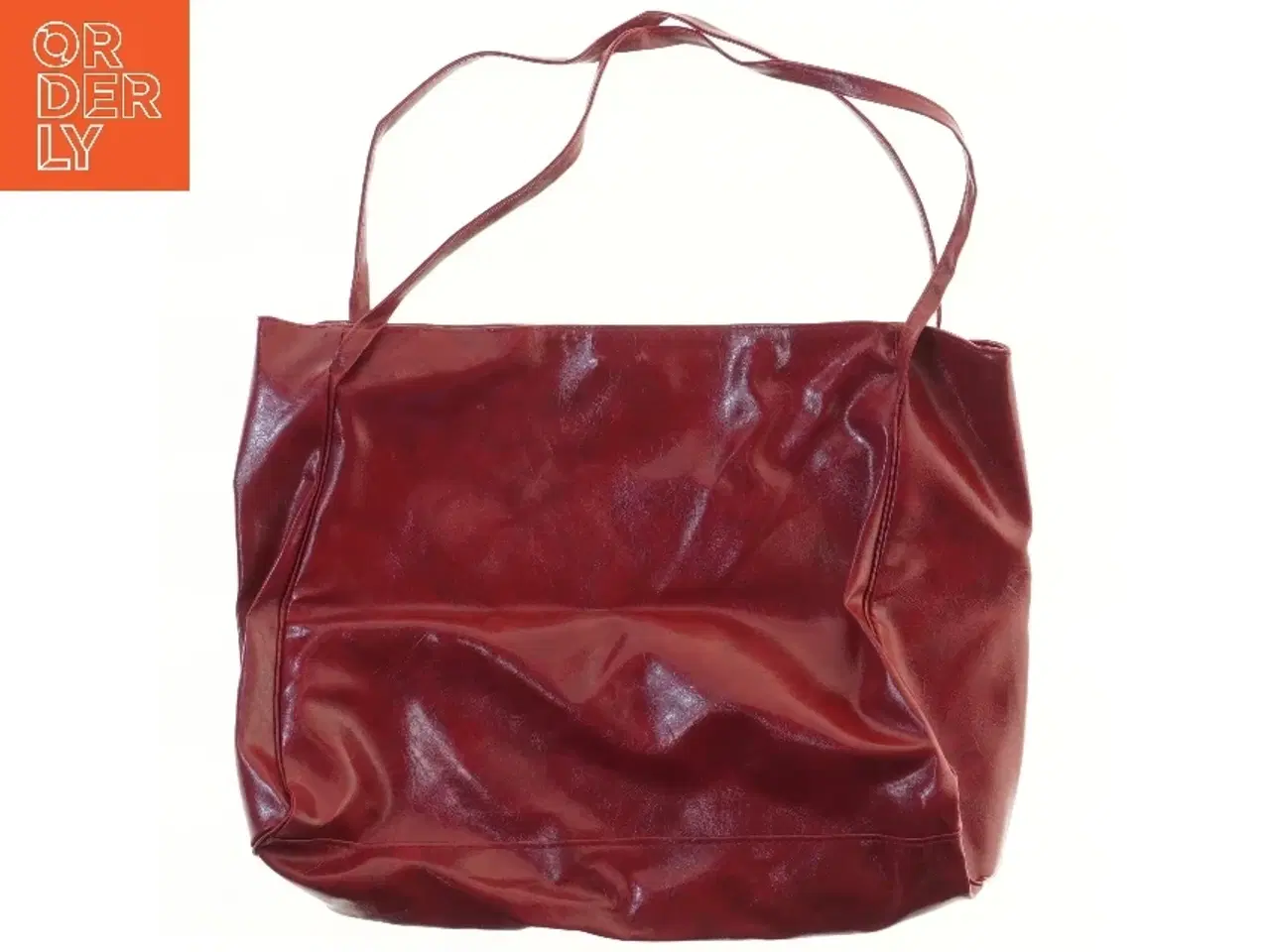 Billede 2 - Stor rød taske (str. 43x34,5 cm)