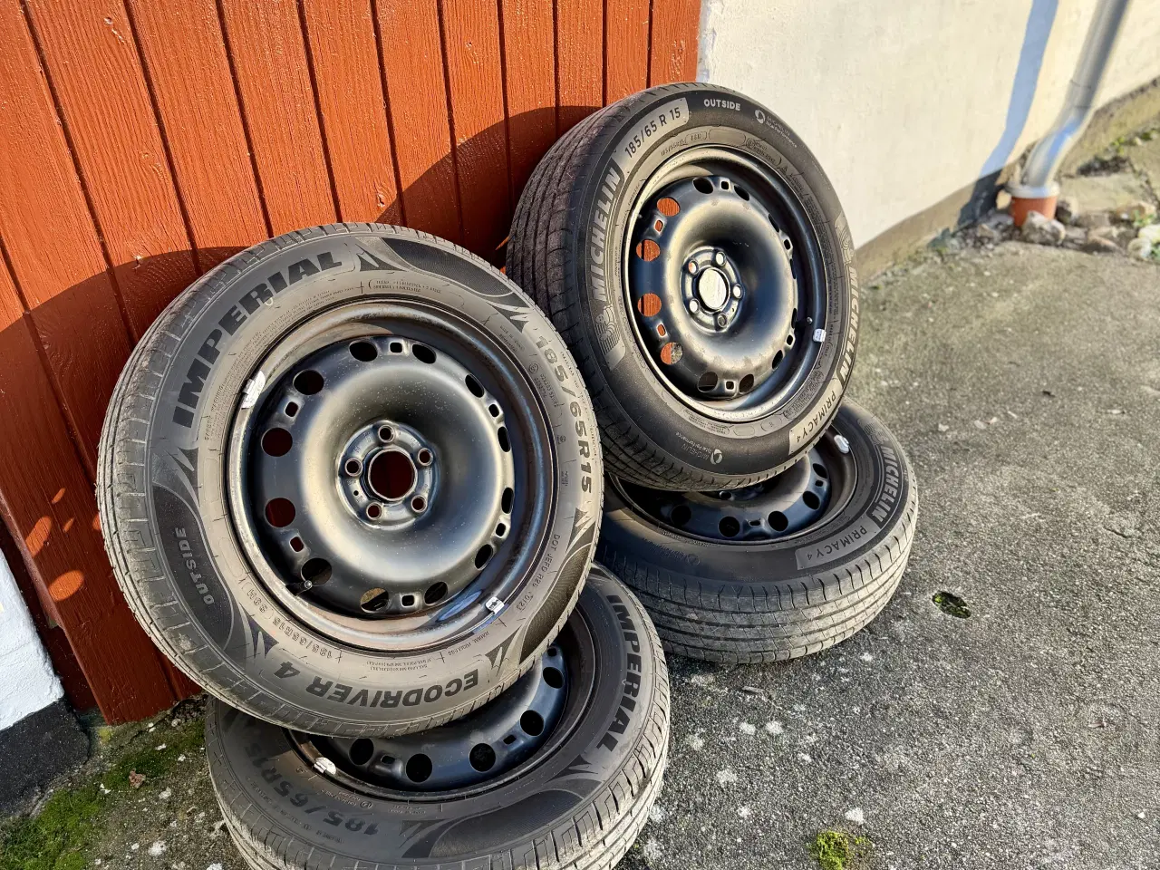 Billede 2 - 15” 5x100 185/65R15 ET38 Sommerhjul Komplet Sæt