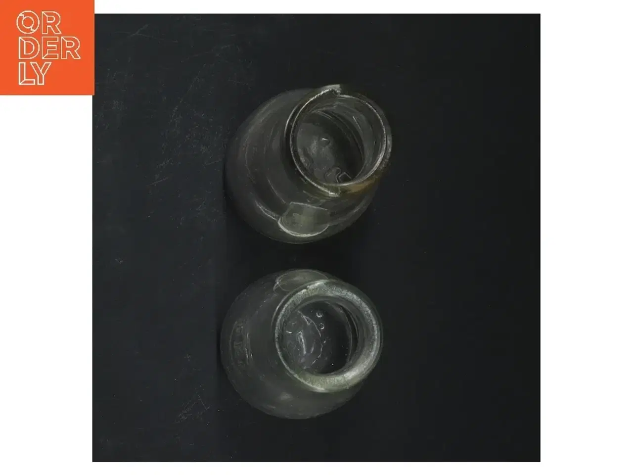 Billede 4 - Glasflasker, 2 stk, 12 cm (str. 2 styk, 12 cm)