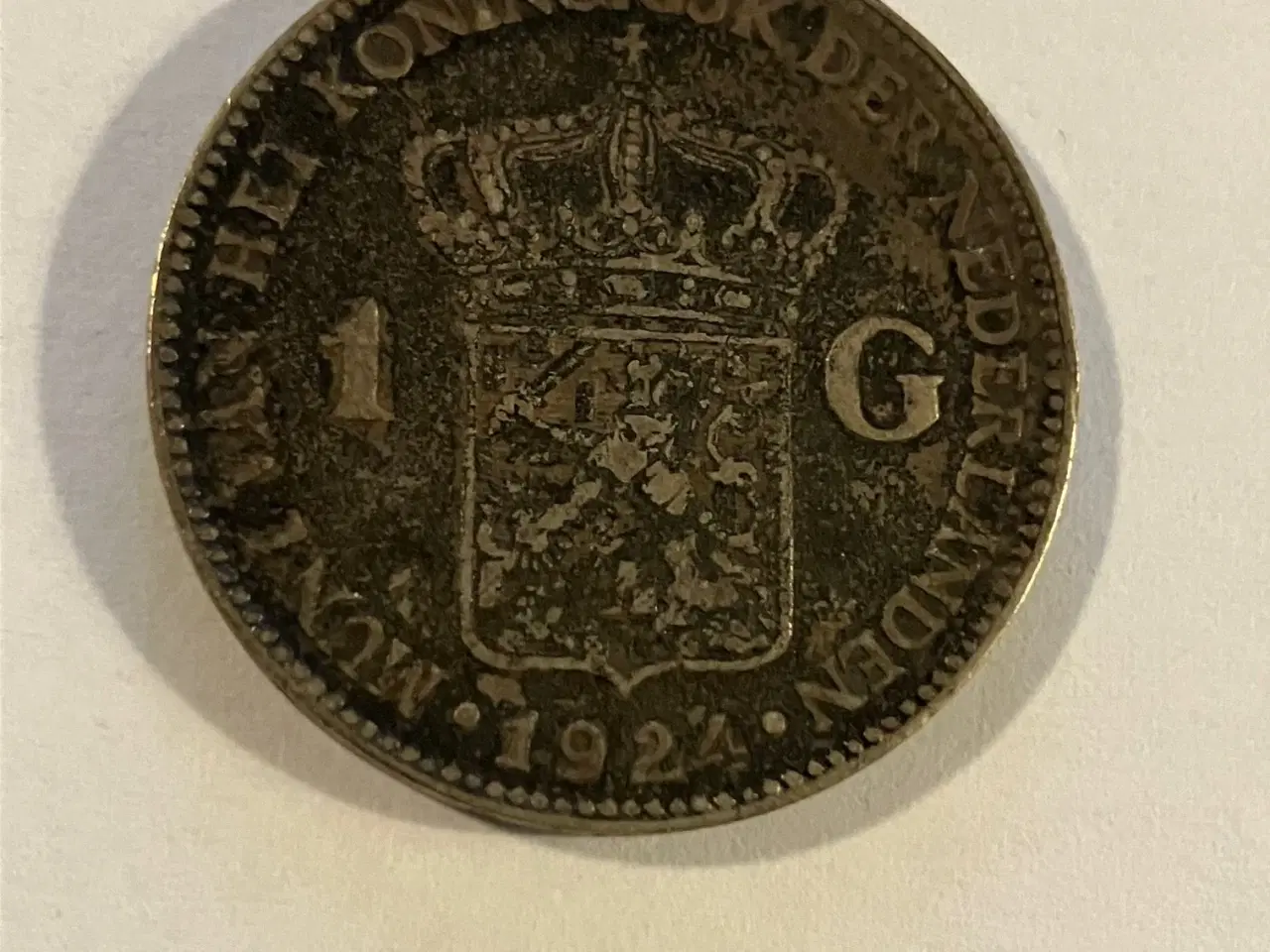 Billede 1 - 1 Gulden 1924 Netherlands - Bad condition