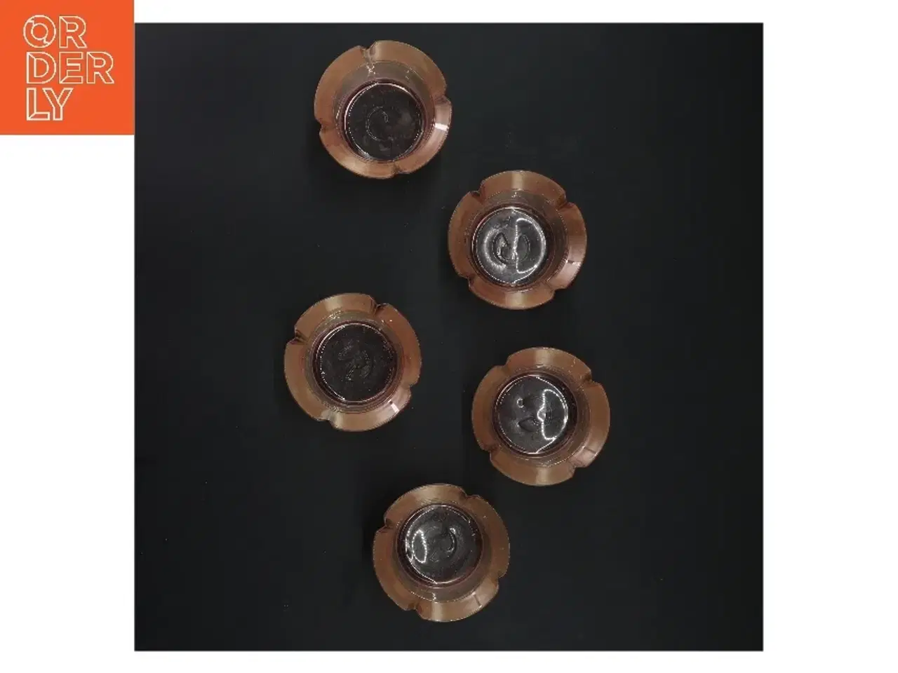 Billede 2 - 5 stk. med små vintage glas fra Rosendahl (str. Ø 8x h5 cm)