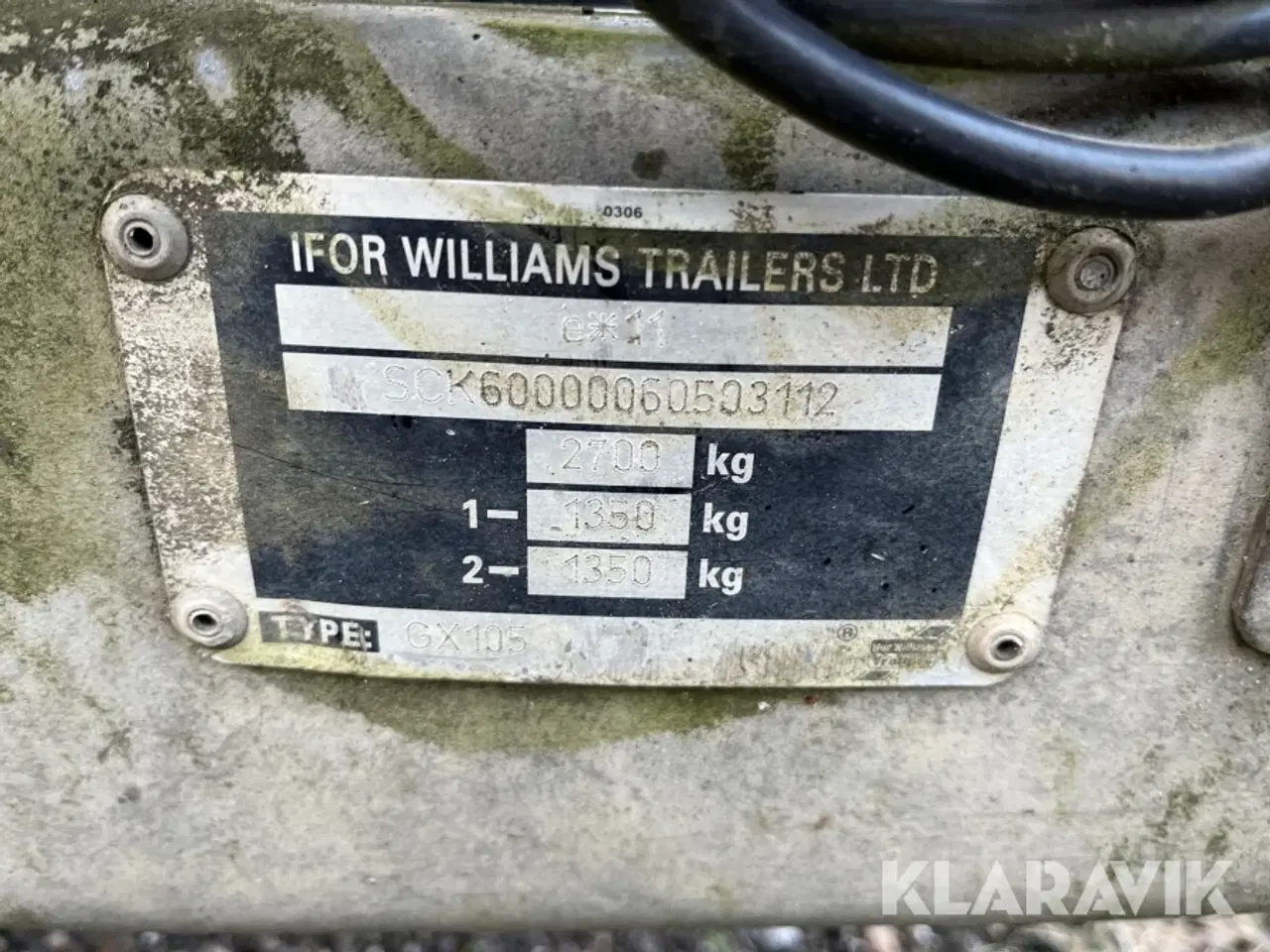 Billede 7 - Maskintrailer Ifor Williams GX 105