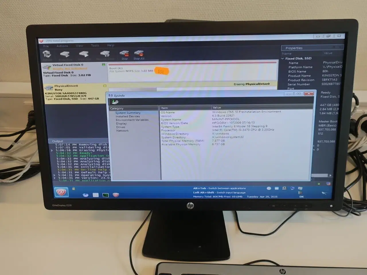 Billede 4 - HP 23" skærm Elitedisplay E231 (PC medfølger ikke)