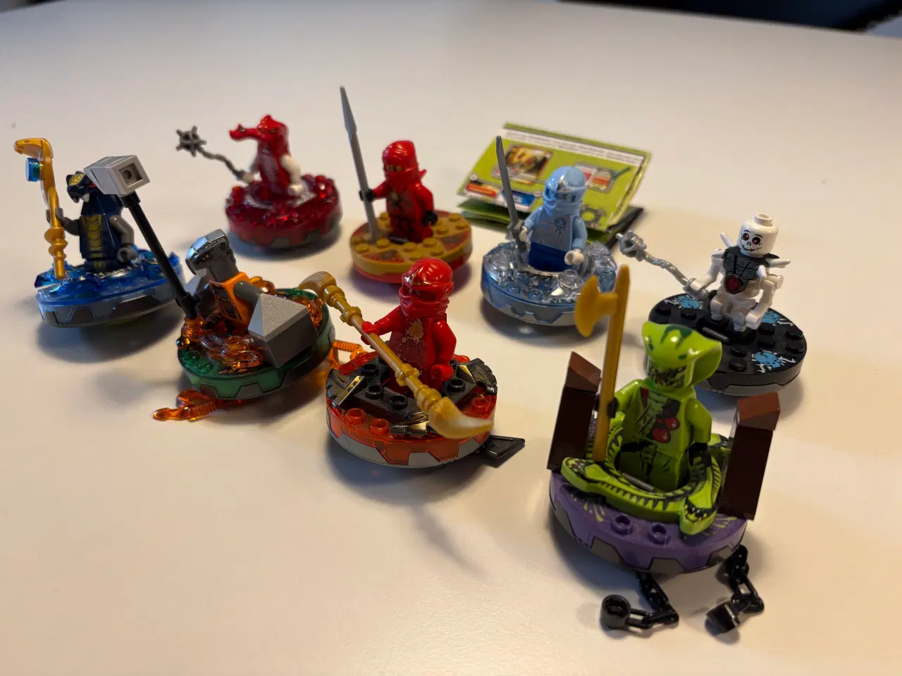 Billede 3 - LEGO Ninjago Spinner Lot – 8 originale figurer