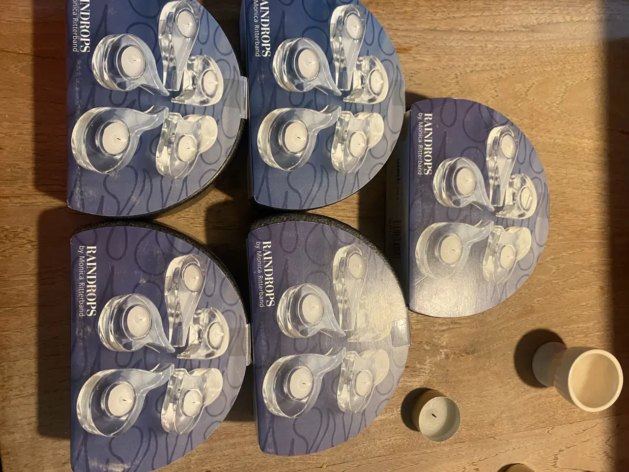 Billede 1 - Fyrfadsstager raindrops Monica ritterband