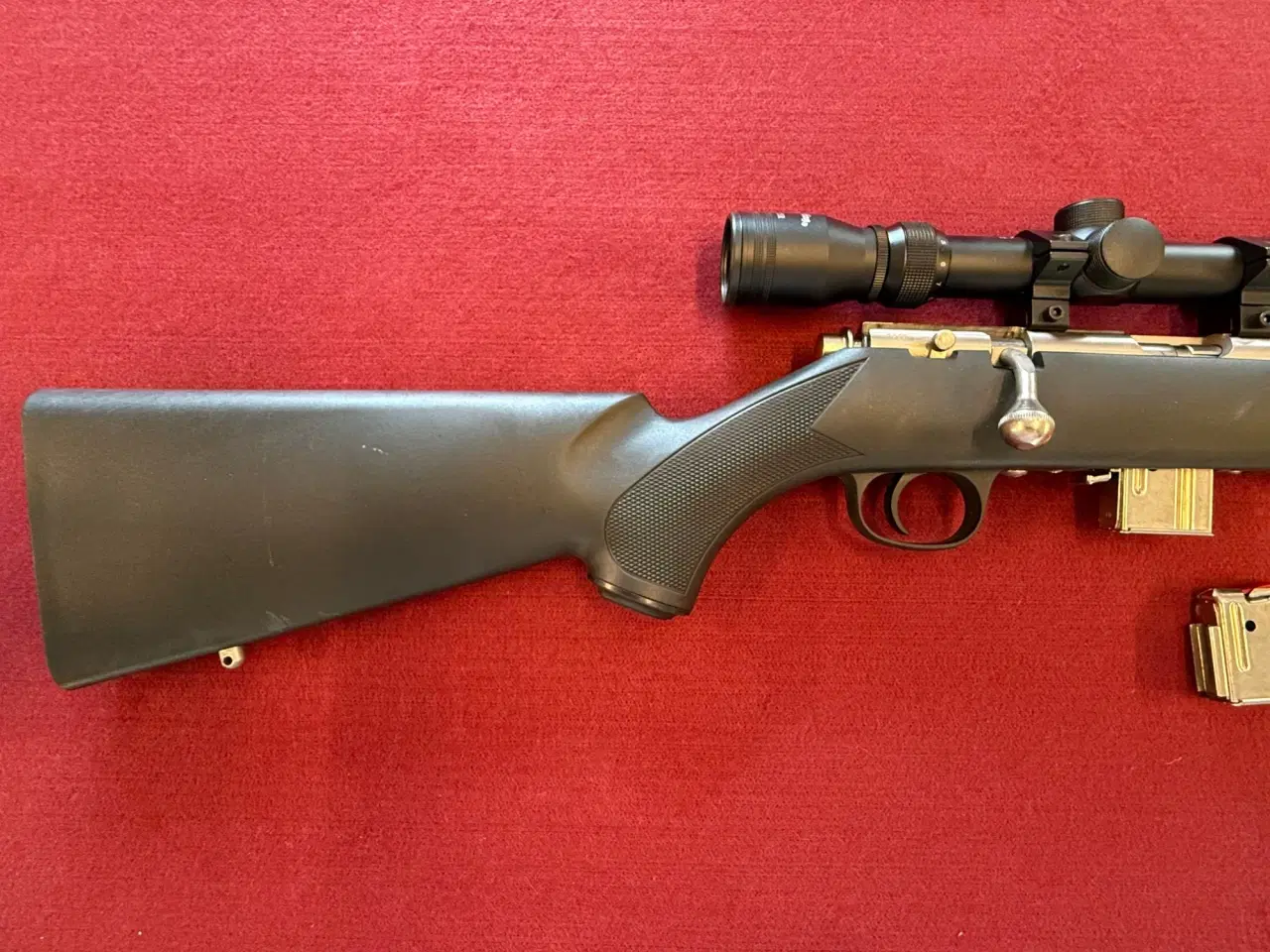Billede 2 - Marlin 917 Stainless kal. 17 hmr salonriffel incl. kikkert og lyddæmper
