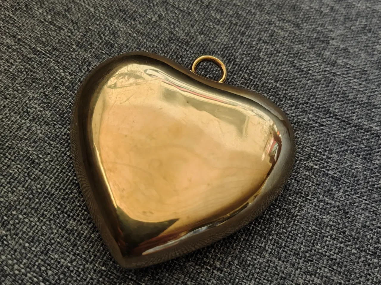 Billede 1 - Flot messing hjerte