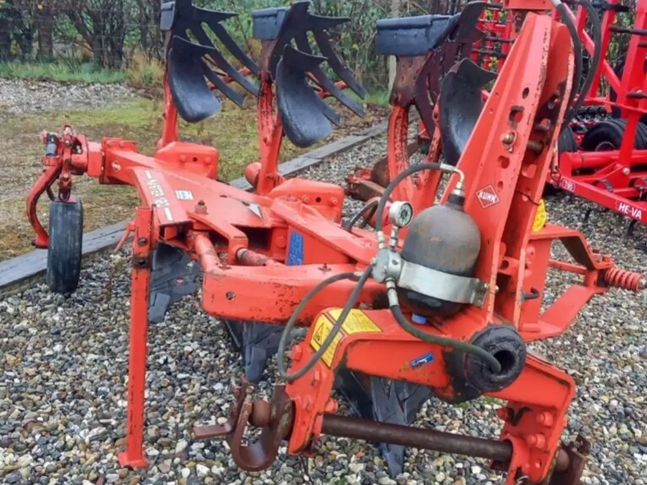 Billede 3 - Kuhn MASTER 120 3 furet vendeplov/ 14" Risteplov.