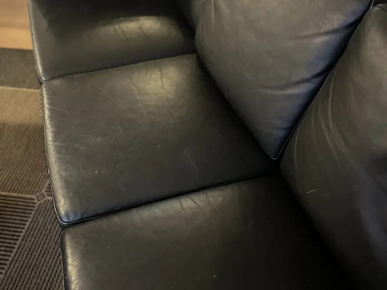 Billede 2 - Læder sofa