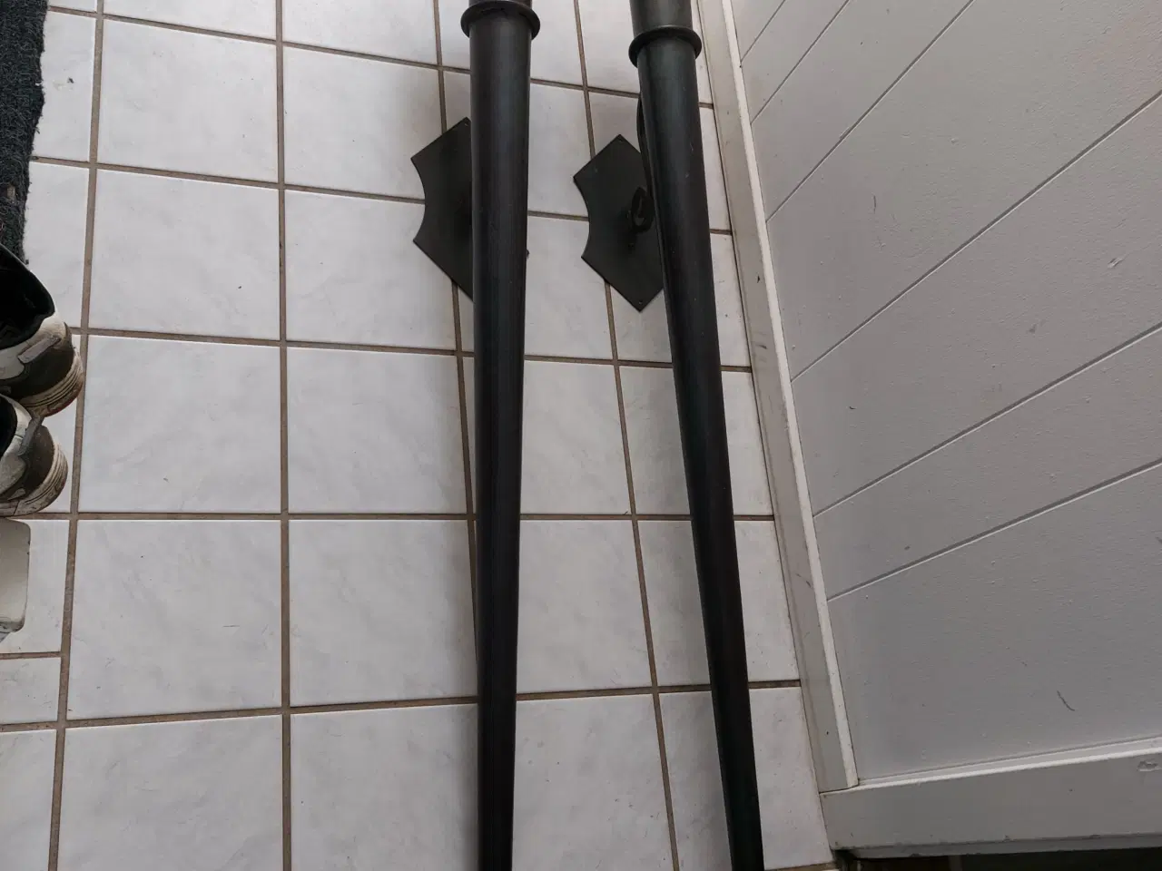 Billede 3 - Lysestager/fakler/væglampe i jern