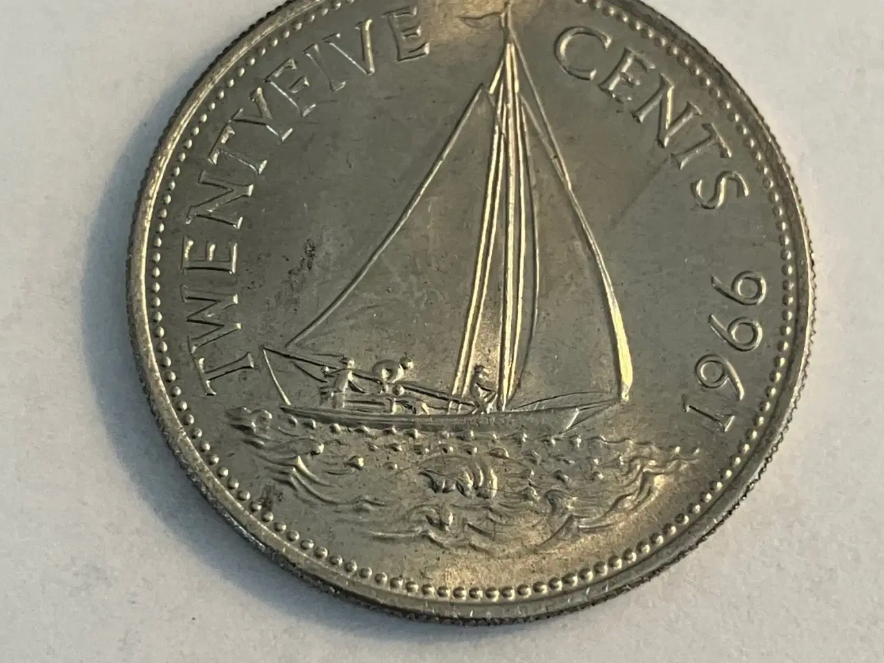 Billede 1 - 25 Cent Bahamas 1966