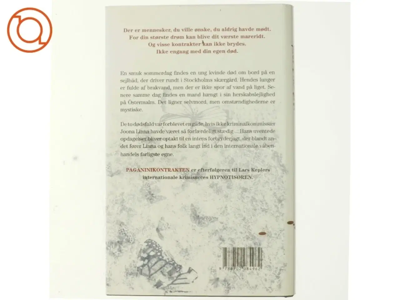 Billede 3 - Paganinikontrakten : Kriminalroman (Danish Language) (Bog)