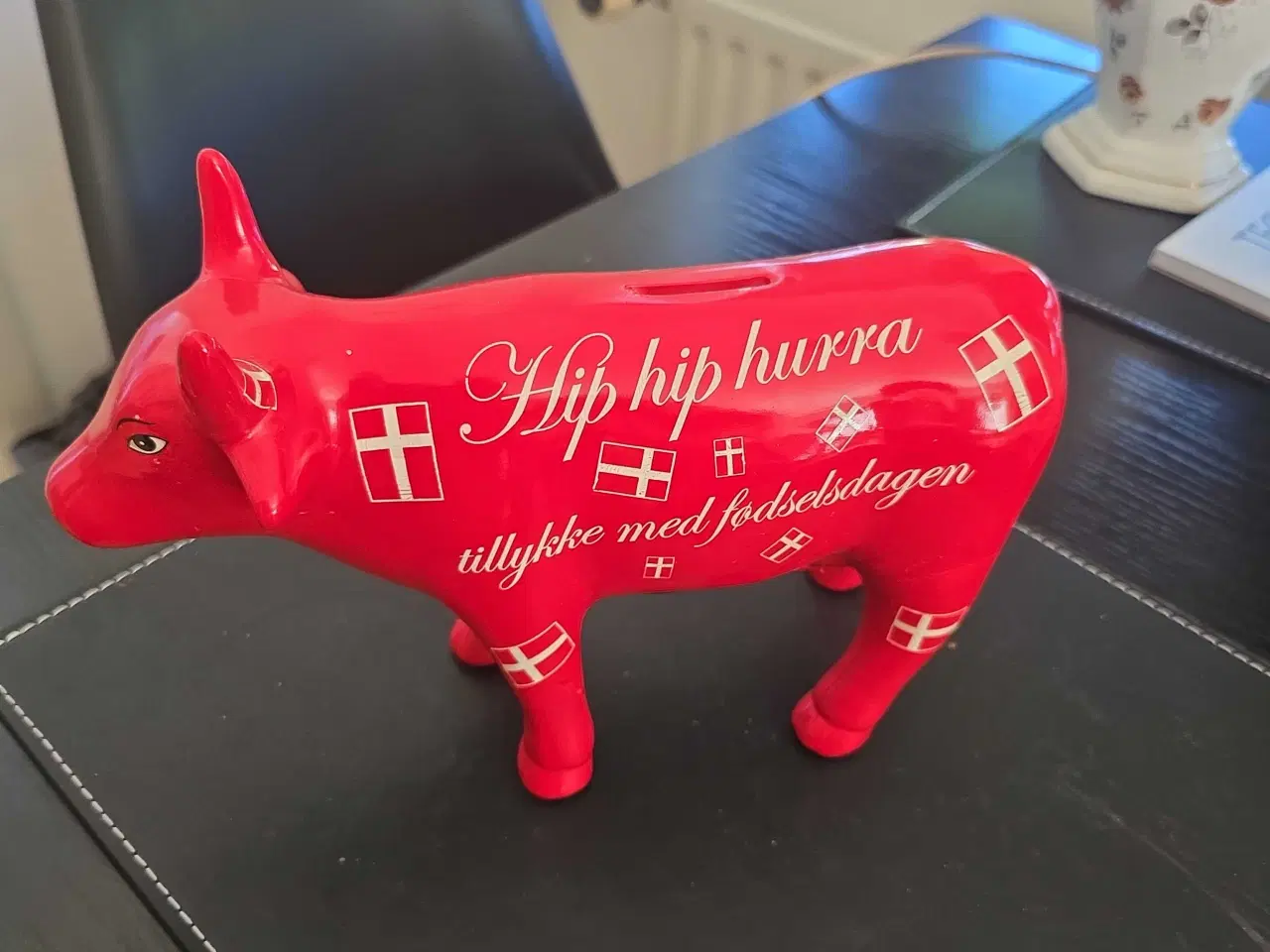 Billede 2 - Sparegris fødselsdags ko 