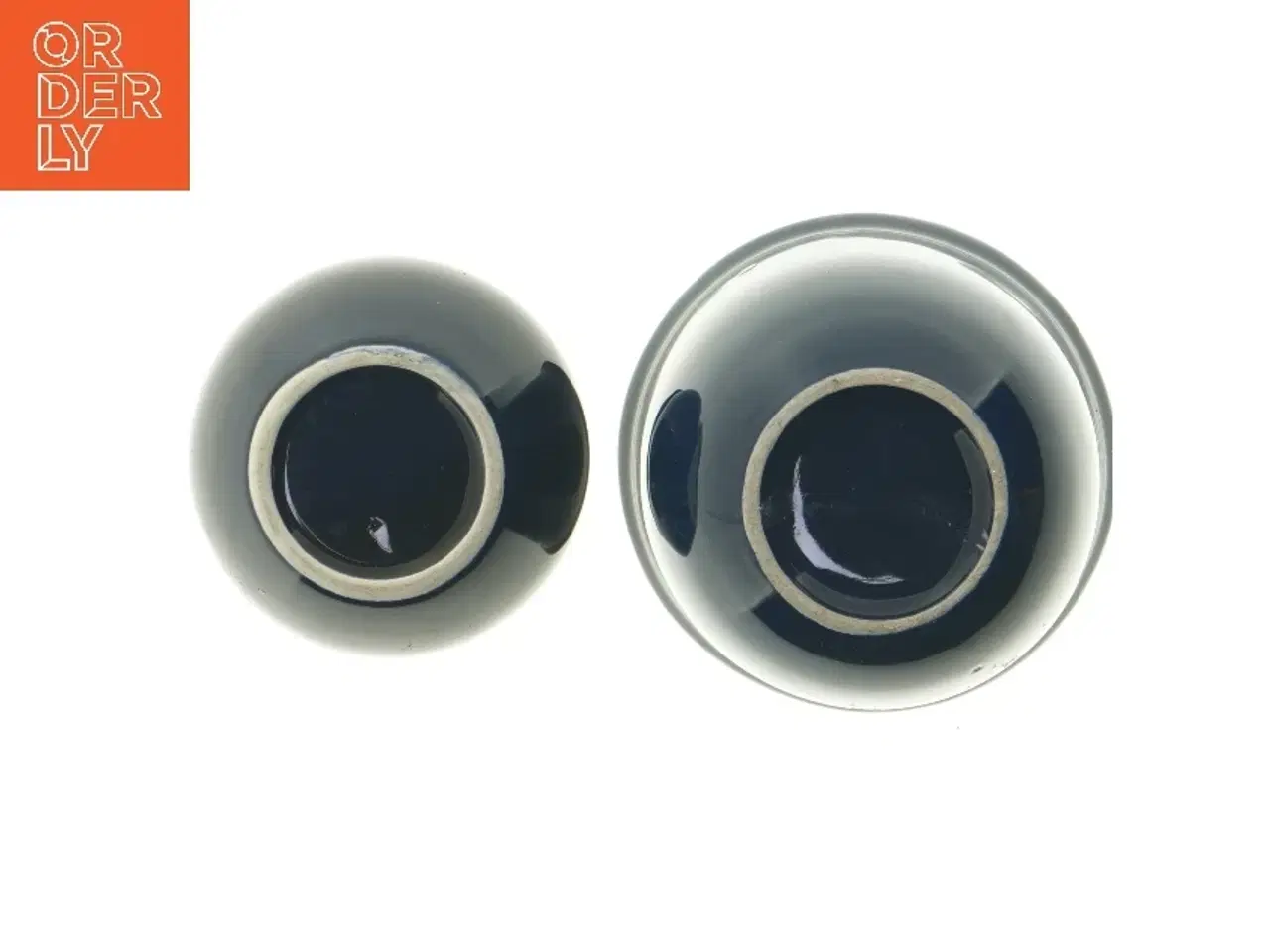 Billede 2 - Sæt med to blå potter (str. Ø 11,5 & 8 cm)