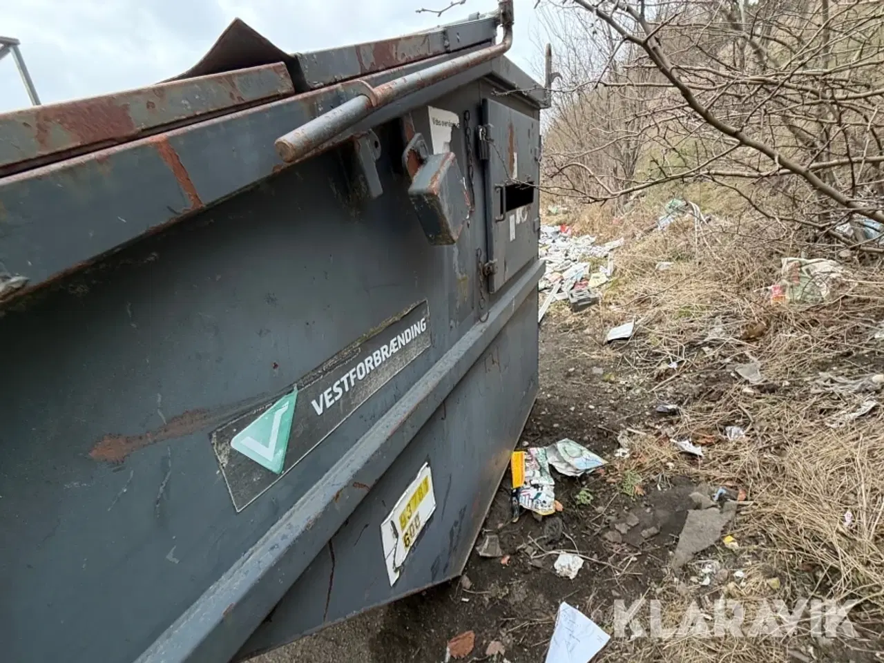 Billede 12 - Affaldscontainer / lukket container VIP-8 Ukendt