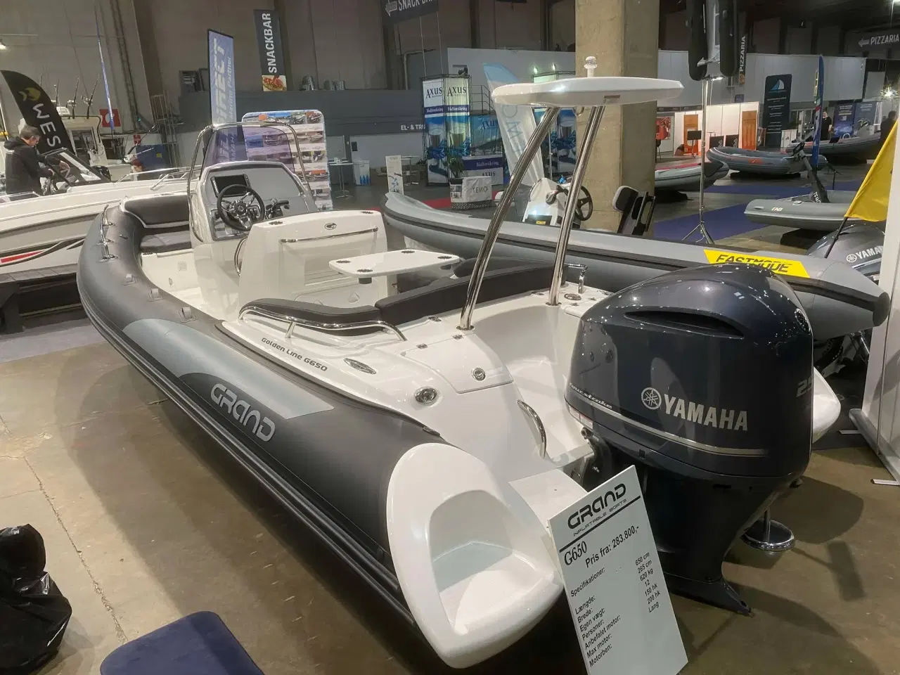 Billede 2 - Grand G650 med DEMOMOTOR Yamaha F130 til OMGÅENDE LEVERING