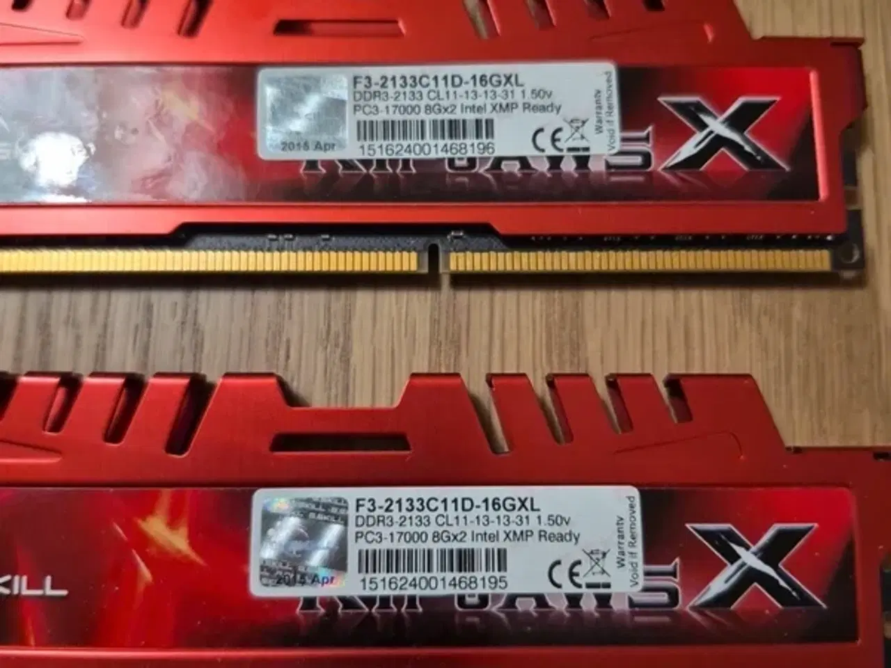 Billede 3 - DDR3 G.Skill Ripjaws-X 16GB Kit (2x8)