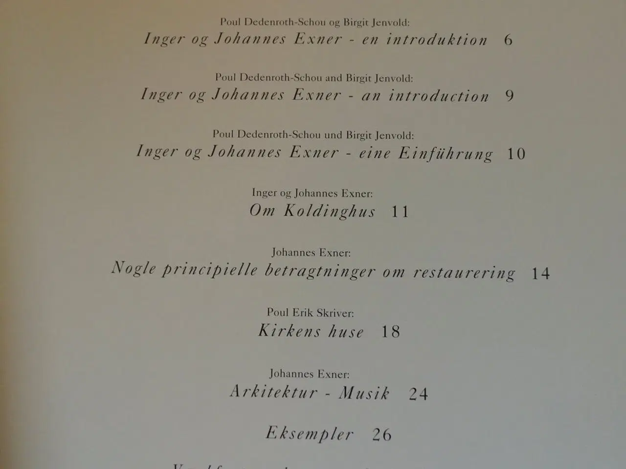 Billede 2 - arkitekterne inger og johannes exner, red. af jens
