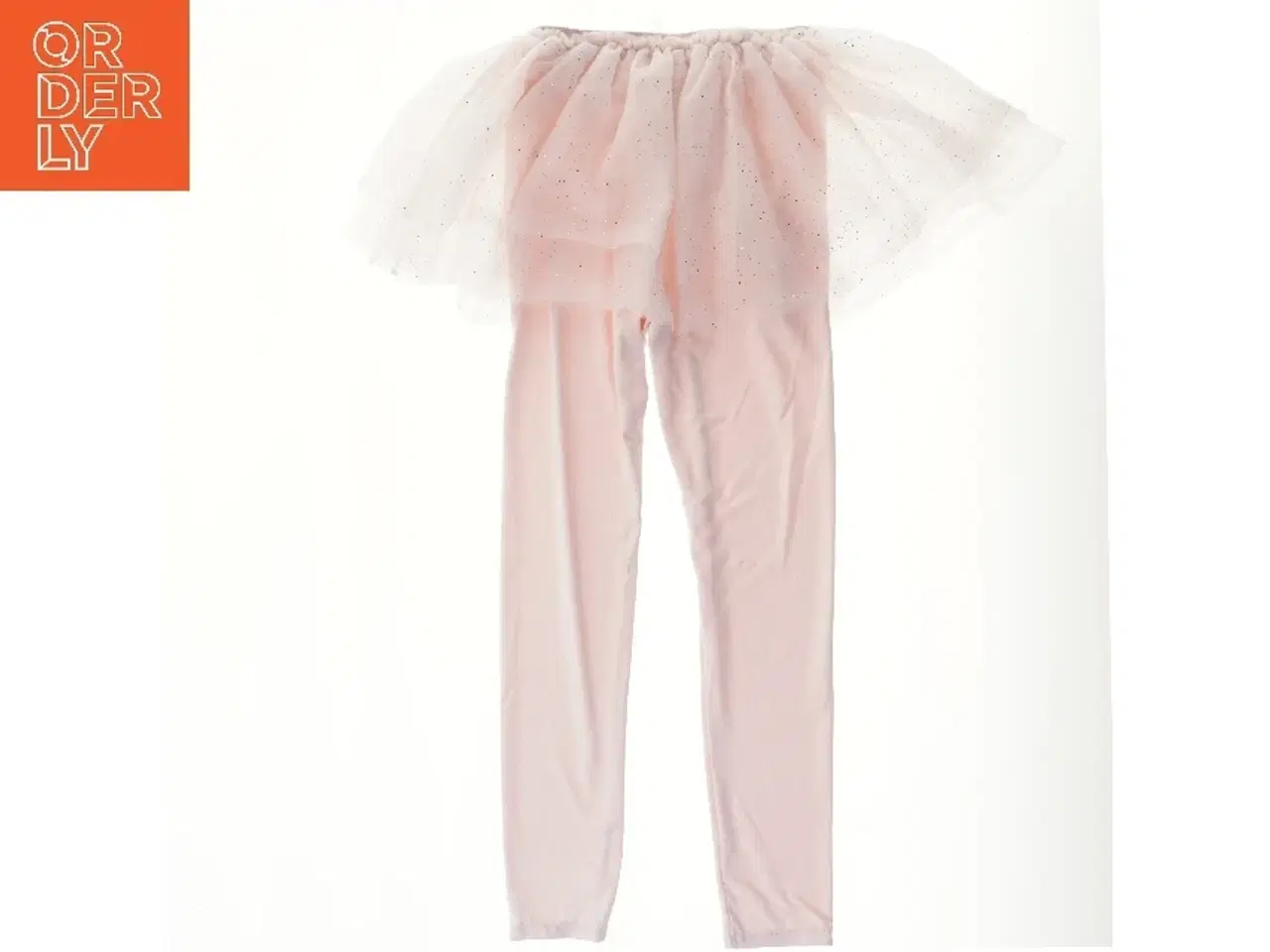 Billede 2 - Rosa leggings med tylskørt fra H&M (str. 134)