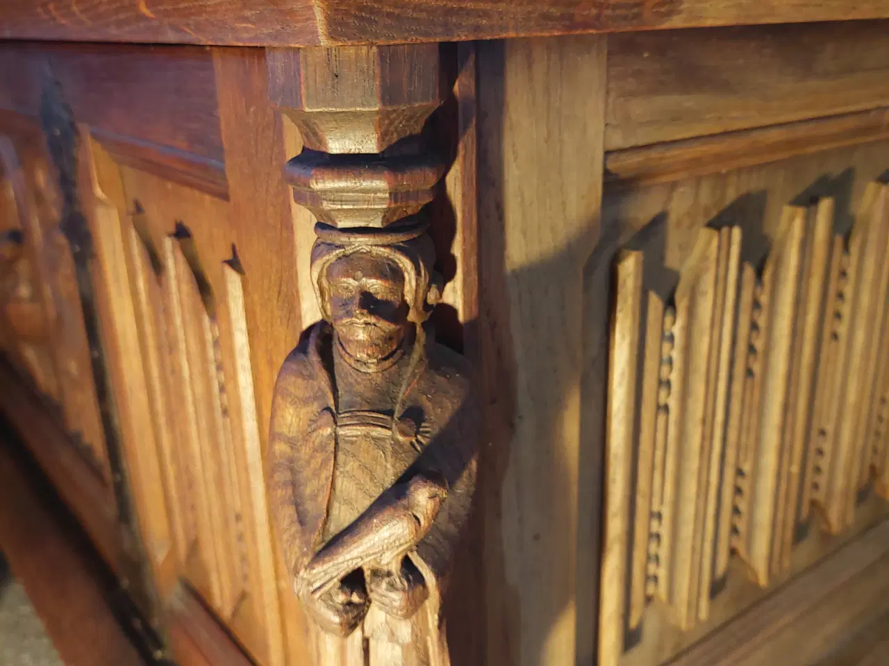 Billede 9 - antikke møbel skrin i barokstil