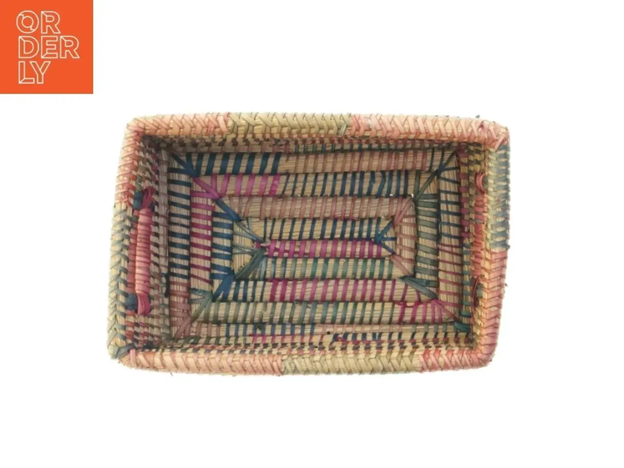 Billede 1 - Flettet kurv (str. 31x19 cm)