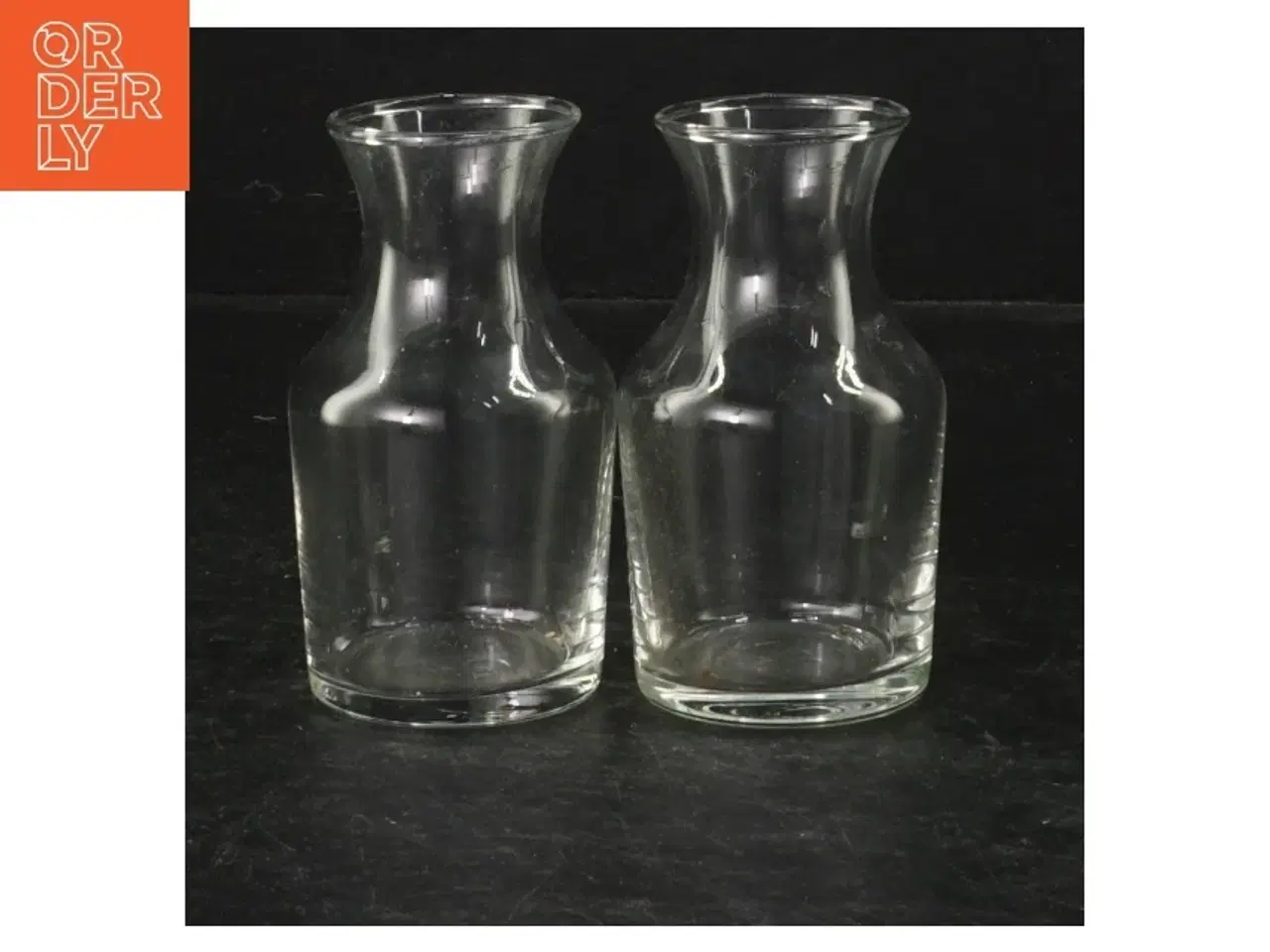 Billede 1 - Glasvaser, 2 stk. (str. 10 cm)