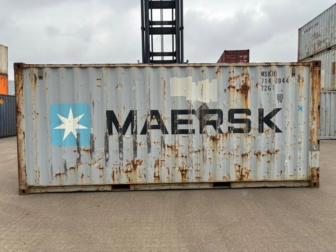 Billede 5 - Brugt 20 fods Isoleret Container- ID:MSKU 714204-4