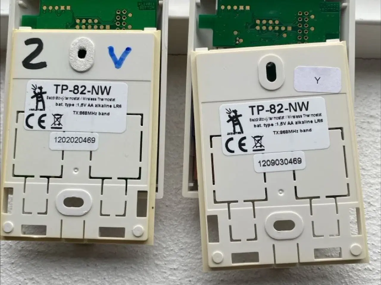 Billede 2 - Wavin trådløse termostater TP-82-NW