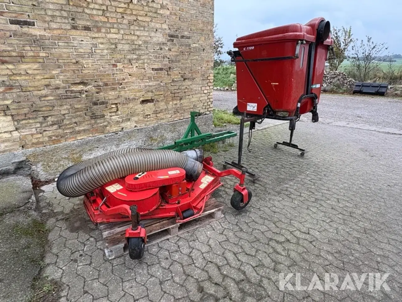 Billede 1 - Klippebord og græsopsamler Carraro C1100
