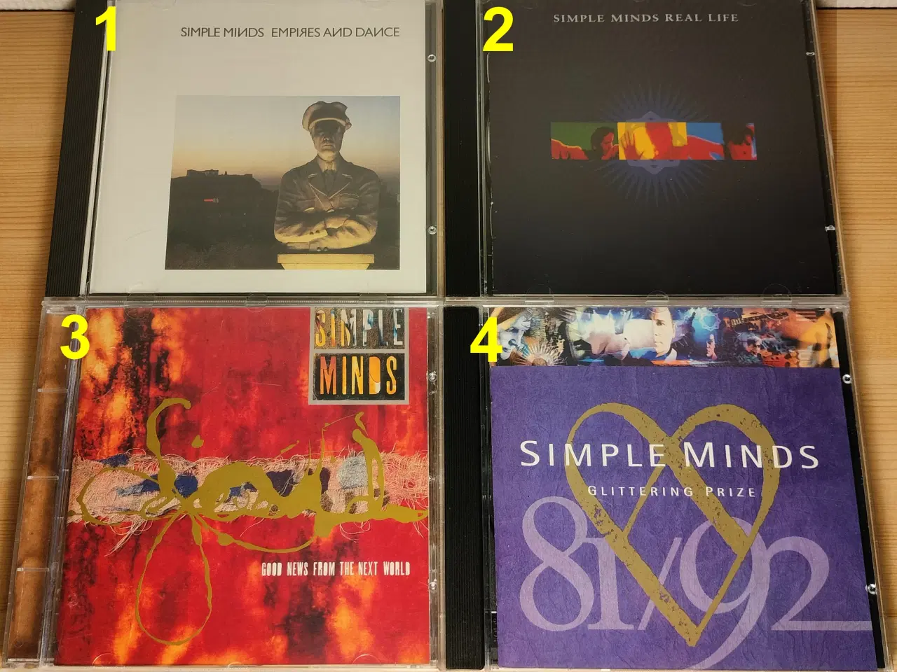 Billede 1 - Simple Minds - 4 Titler