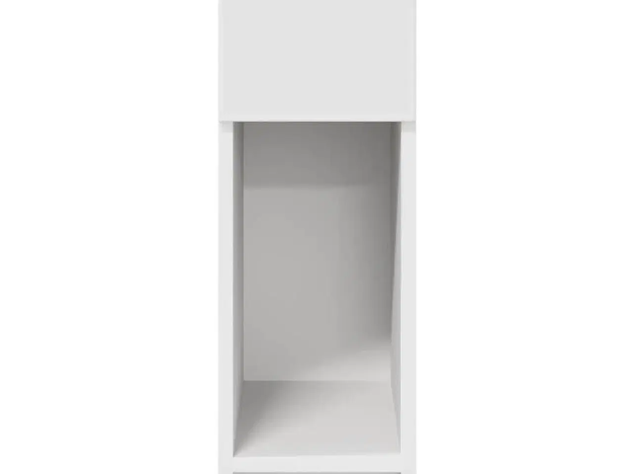 Billede 4 - Sengebord med skuffe 20x36x60 cm hvid