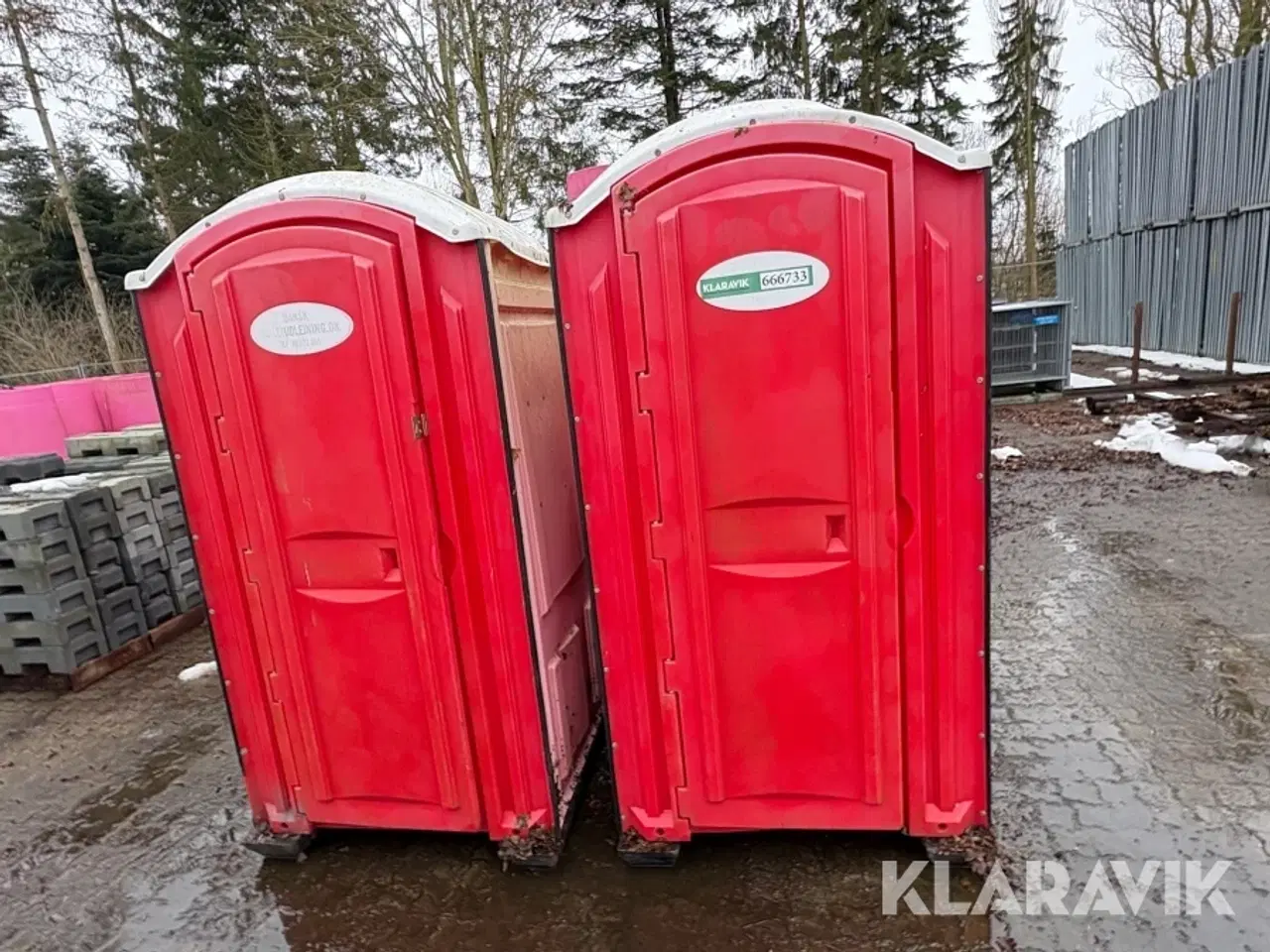 Billede 2 - Toiletkabiner 2 styk