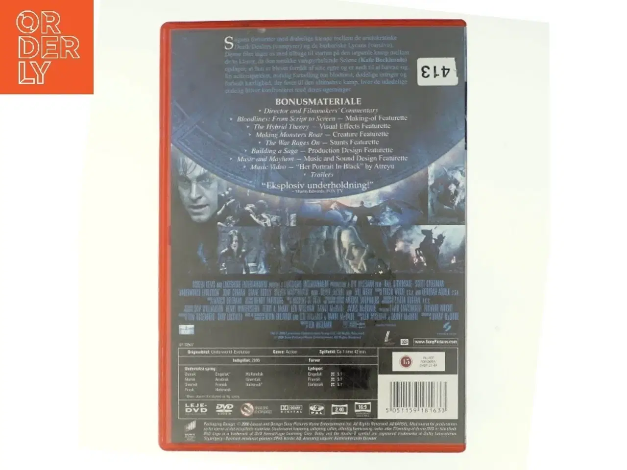 Billede 3 - Underworld, evolution