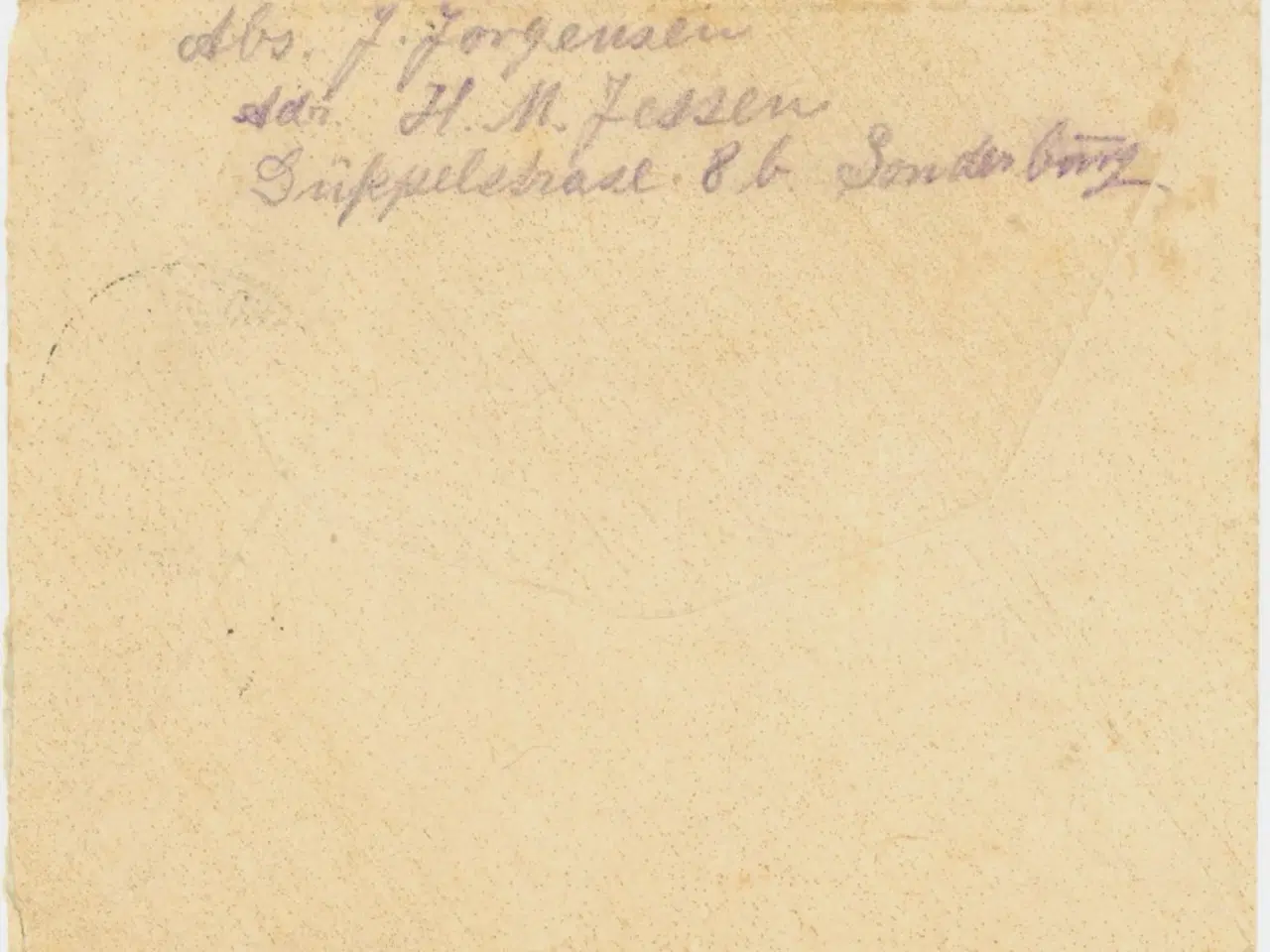 Billede 2 - Feltpostbrev 1916, Sønderborg