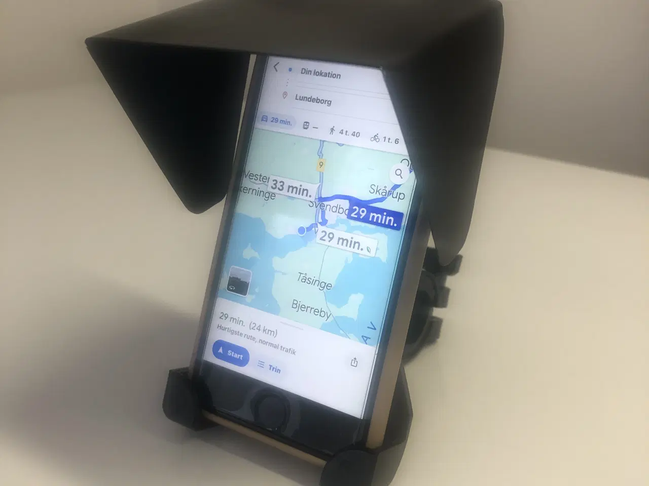 Billede 1 - Mobilholder med solskærm.