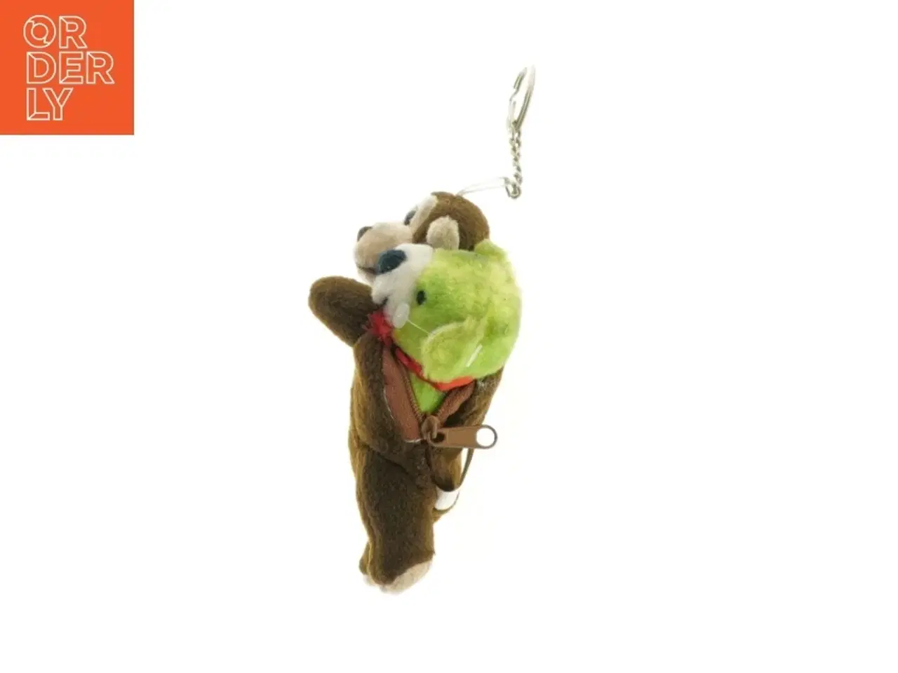 Billede 2 - Nøglering med bamse fra Una Form (str. 14,5 cm)