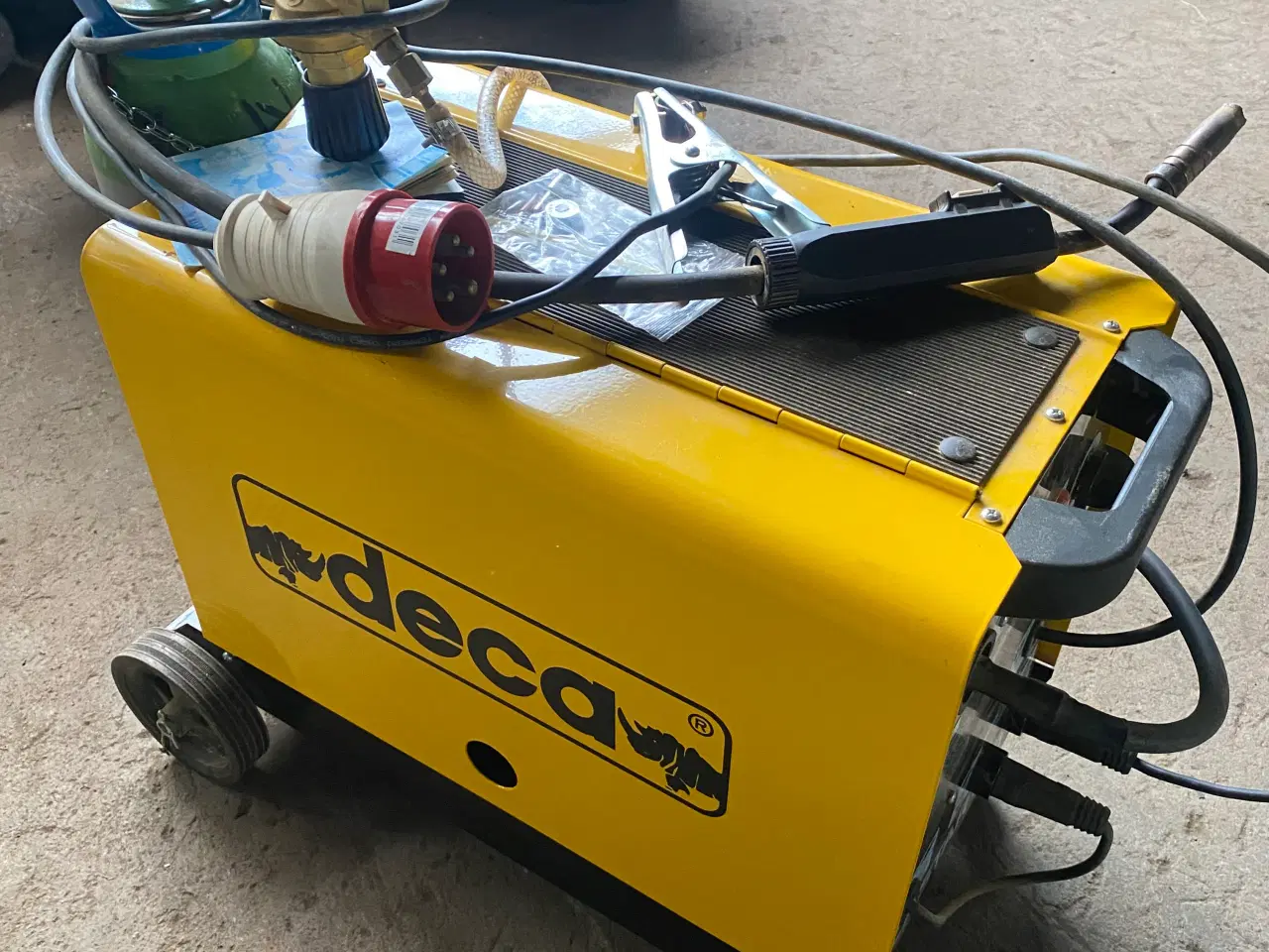 Billede 4 - svejseværk Deca 180 med tråd og ejerflaske med ind