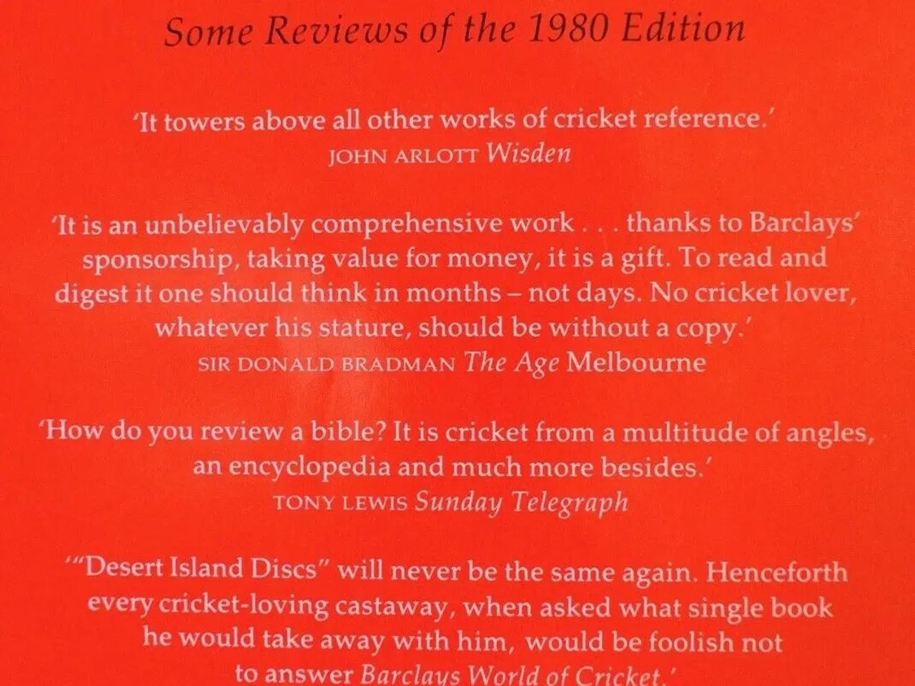 Billede 3 - barclays world of cricket - the game from a-z . a 