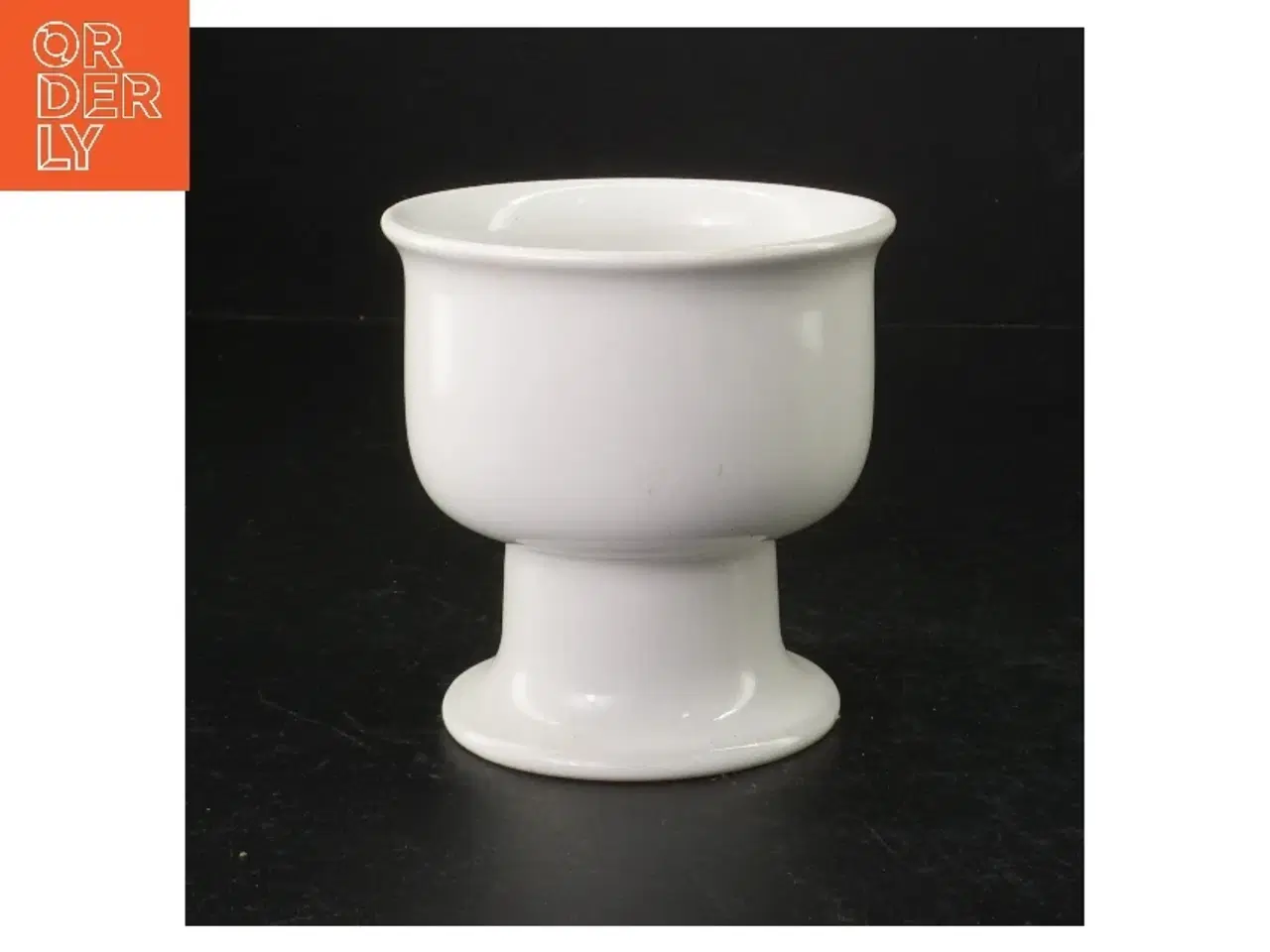 Billede 2 - Hvid keramik lysestage (str. 11 cm)