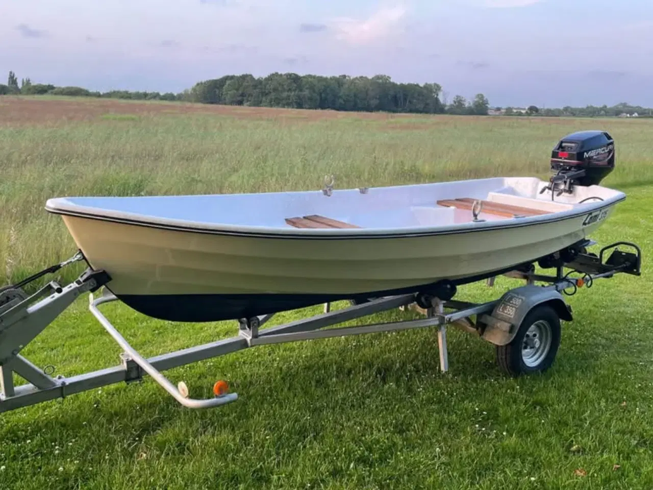 Billede 3 - Lami 375 jolle + 9.9hk 4-takt Mercury + trailer
