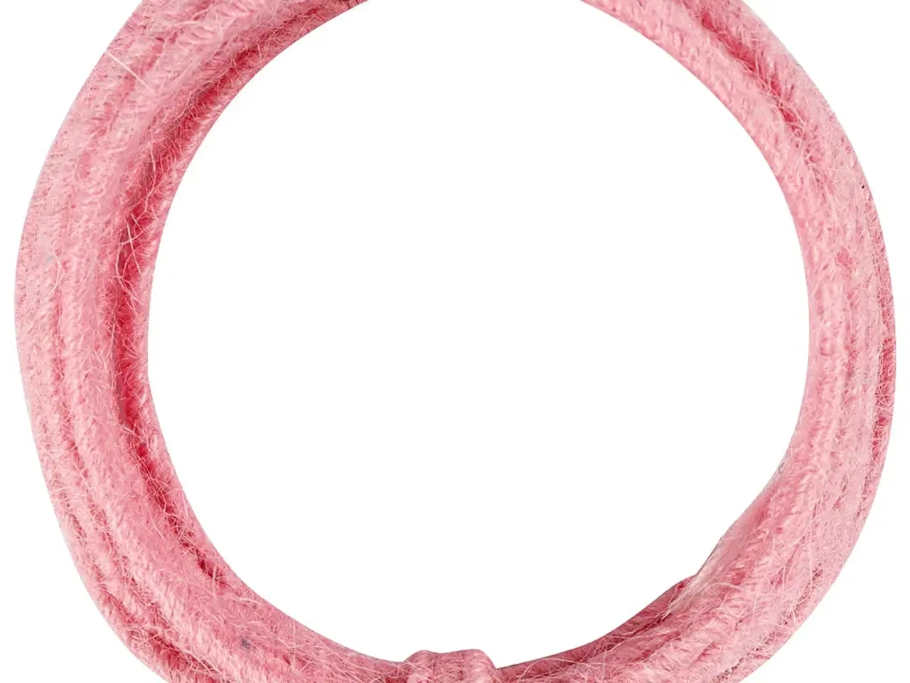 Billede 1 - Pink Jute Wire 2-4 mm, 3m - Kreativ Håndværkstråd