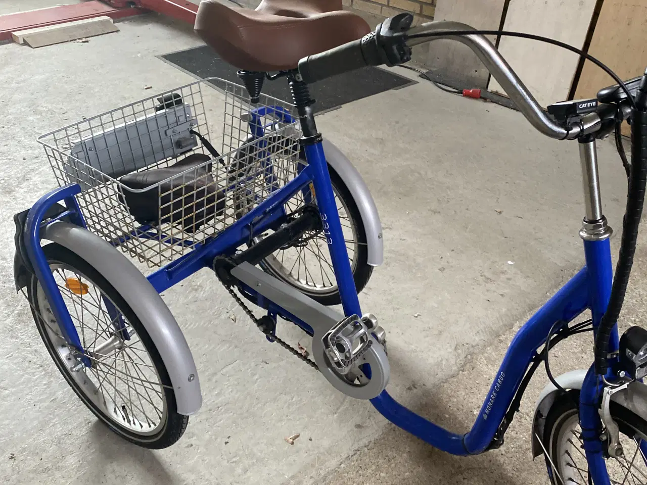 Billede 1 - Monark 3 hjul 20” 3 g Ebike Blå