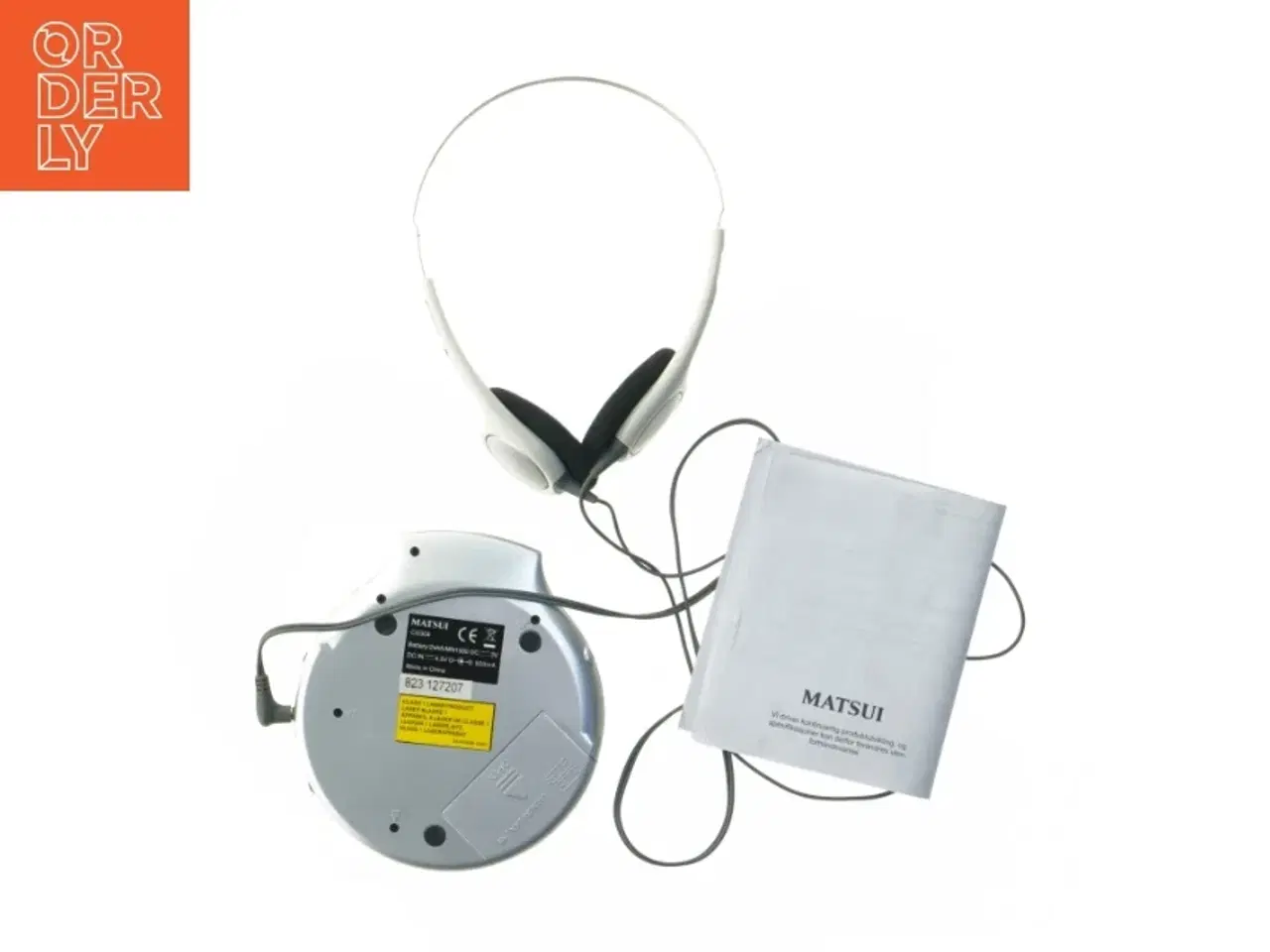 Billede 2 - Matsui transportabel CD-afspiller fra Matsui (str. Ø 13 cm)