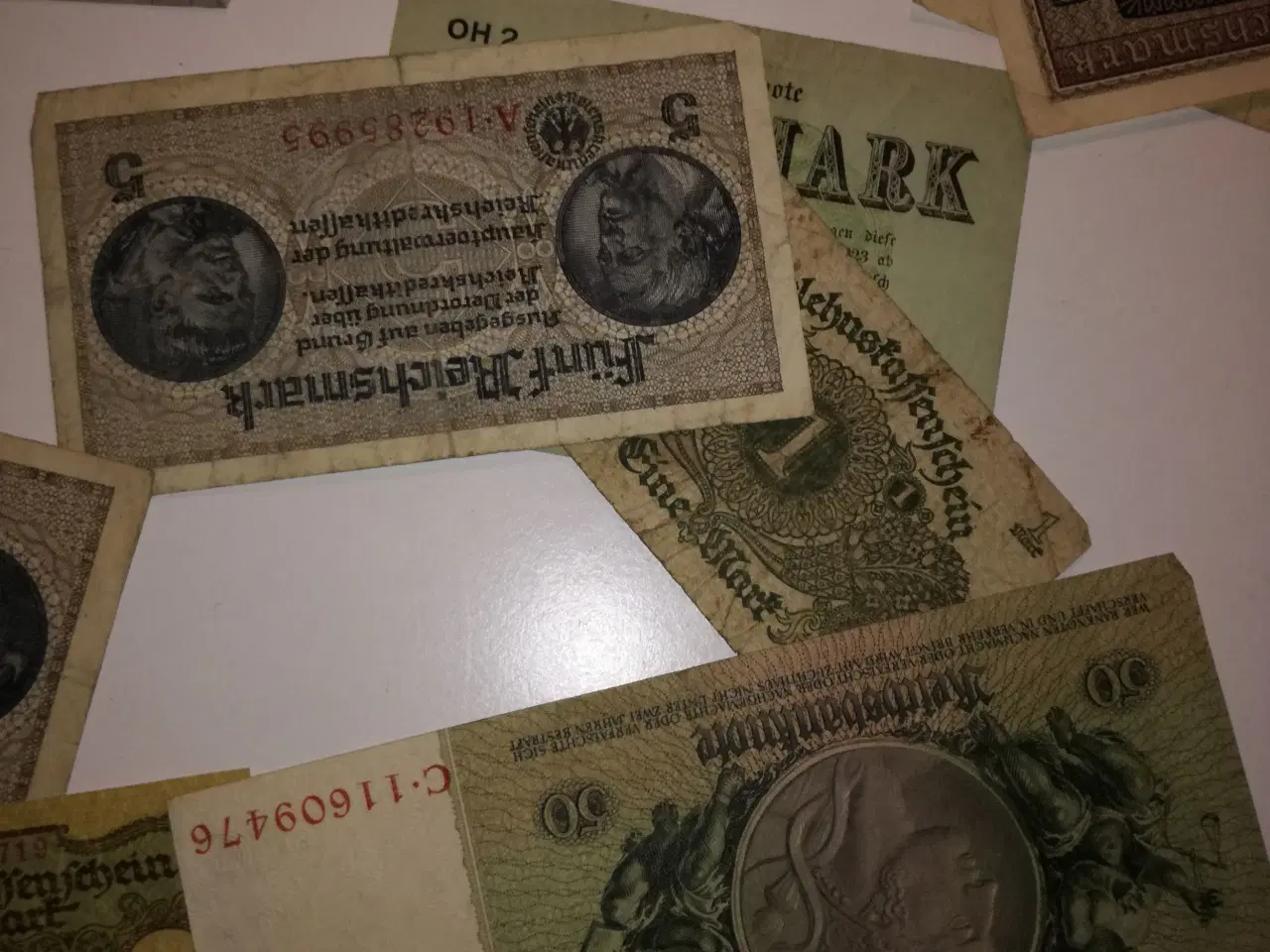 Billede 7 - Gamle tyske pengesedler fra 18 - 19 århundrede