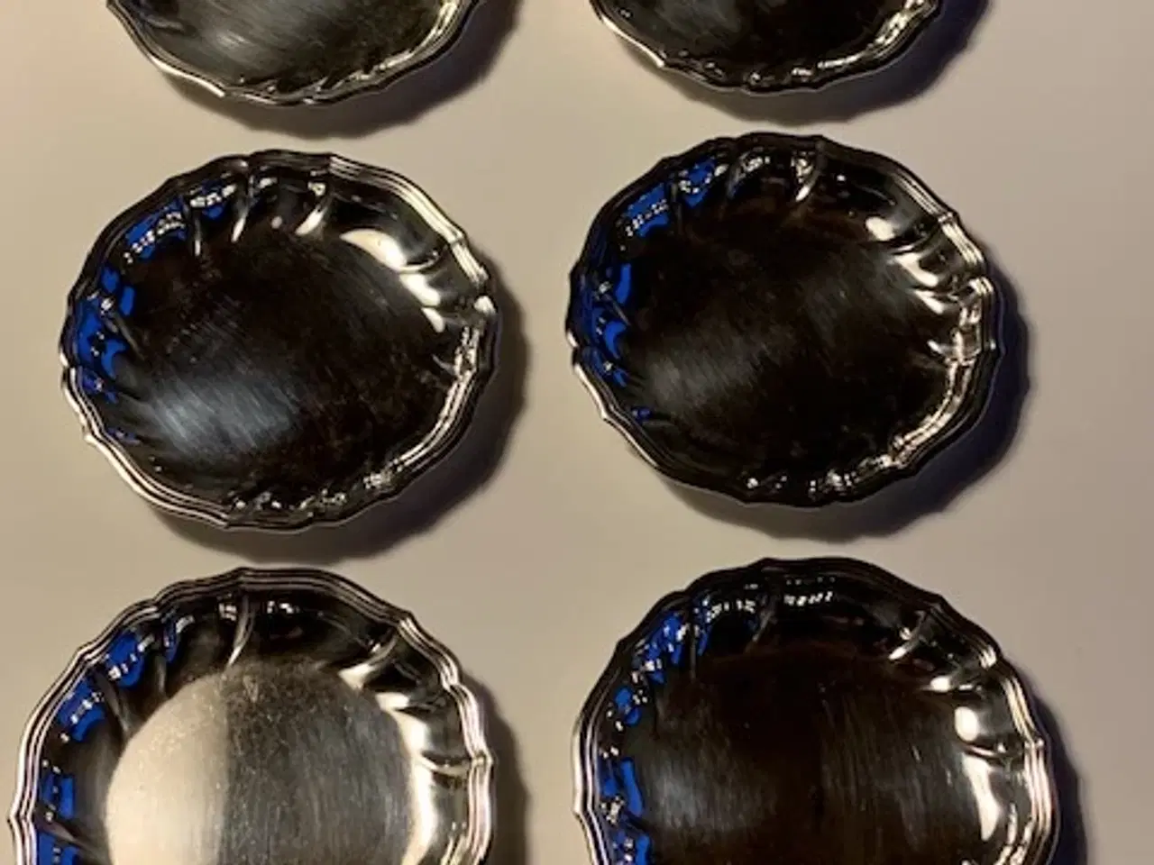 Billede 1 - 6 stk. glasbakker Ø8 cm - Danmark Atla