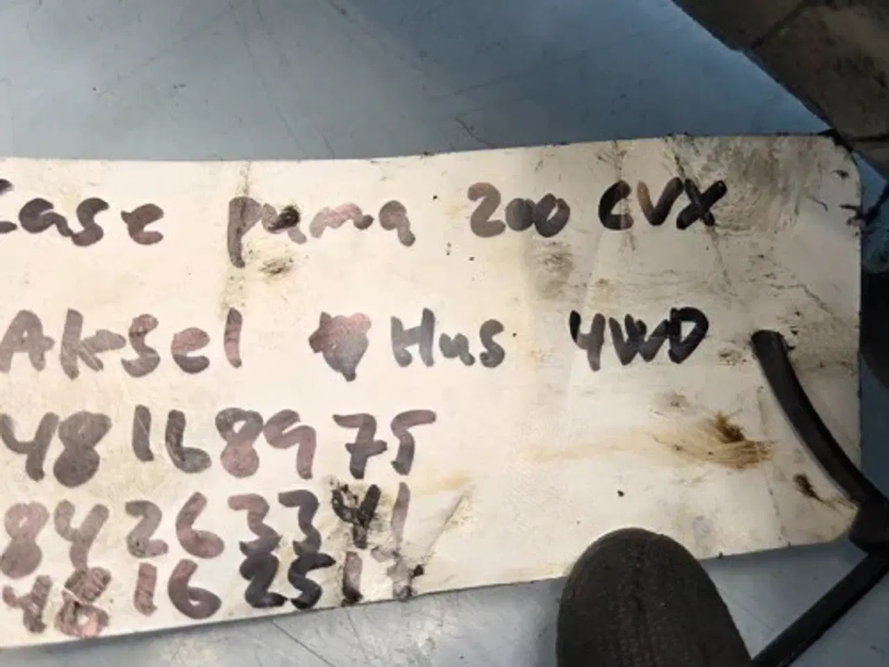 Billede 9 - Case Puma 200 Aksel Hus 4WD 48168975