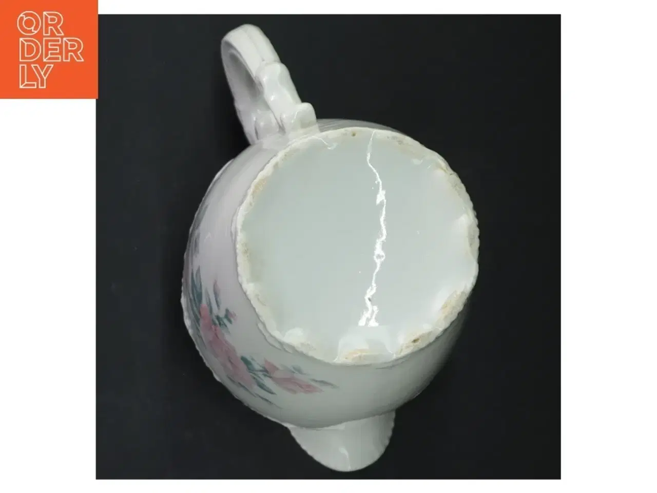 Billede 3 - Porcelænskande med blomstermotiv