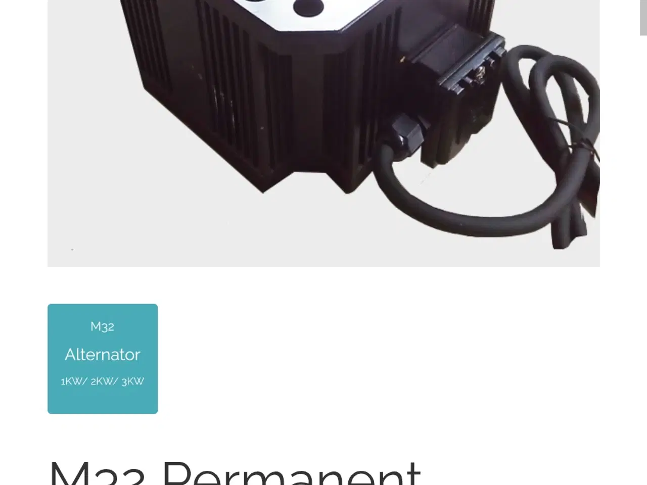 Billede 2 - Vindmølle og generator 