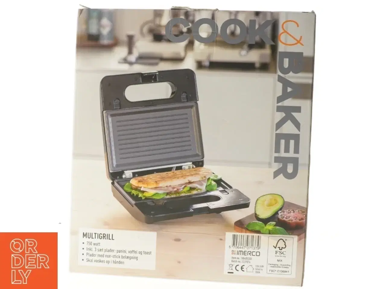 Billede 4 - Multigrill med 3 plader fra Cook and Baker