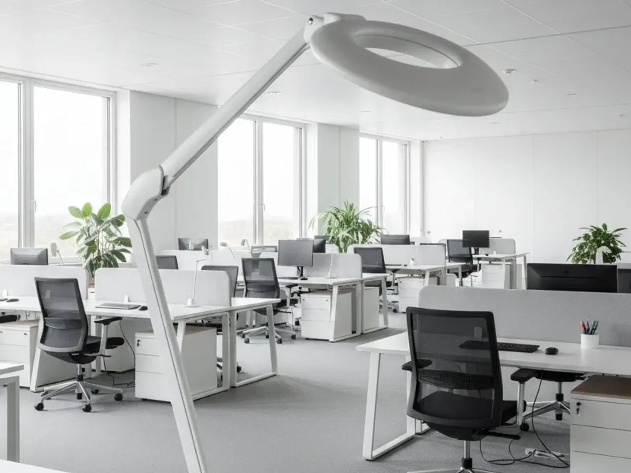 Billede 2 - Luxo Ovelo LED Bordlampe – Hvid